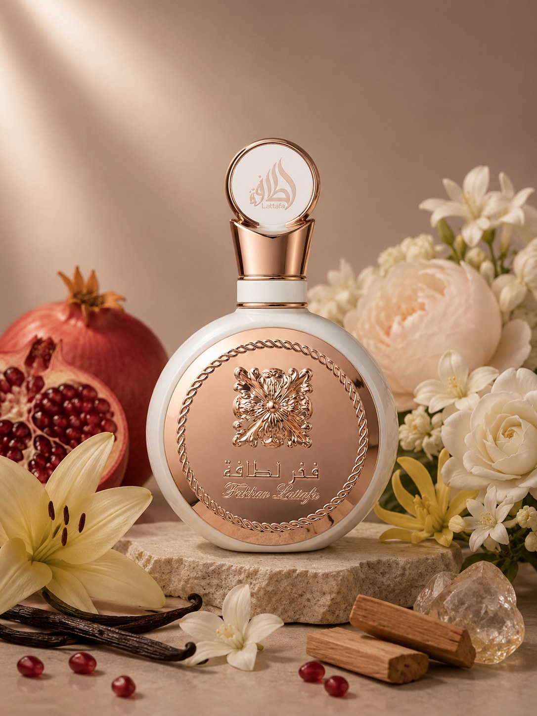 Fakhar Rose Lattafa Eau de Parfum Feminino 100ml